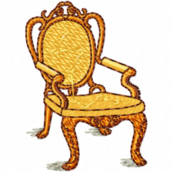 Chairs Embroidery Design 7 Chairs Embroidery Design 7